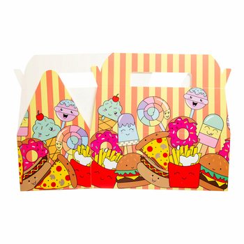Caixas de Menu Fastfood - 22,5 x 12 x 9,5 cm (24 unidades)