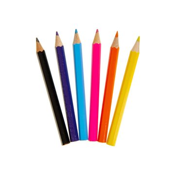 Conjunto de 6 L&aacute;pis de Cor - Super-her&oacute;i (24 un.)