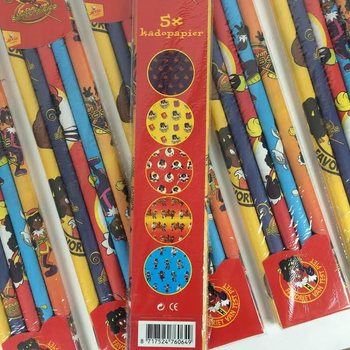 Papel de Embrulho de 5 Pe&ccedil;as 'De Club van Sinterklaas'