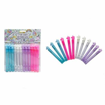 Bolas de sab&atilde;o de unic&oacute;rnio coloridas (1 pack de 12 unid.)