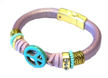 Pulseira Ibiza Roxa Símbolo Peace (1 un)