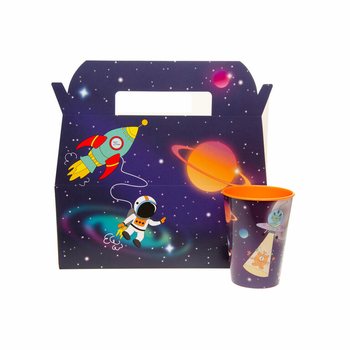Caixas de Menu Infantil Espa&ccedil;o / Space - 22,5 x 12 x 9,5 cm (24 un.)