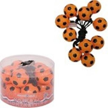Cordão de Luzes Futebol Laranja - 10 Lâmpadas (6 unid.)