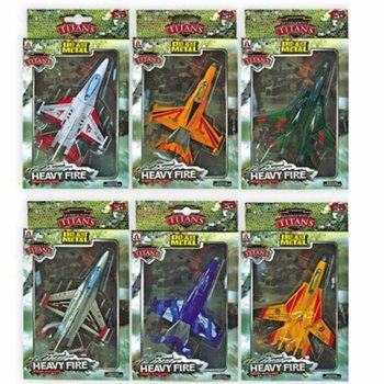Aviões F16 em Metal Die-Cast (6 un.)