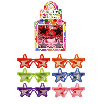 ÓCULOS DE SOL PARA CRIANÇA EM FORMA DE ESTRELA (24 un.)