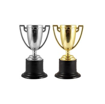 Troféu de Vencedor – 10 cm Mix Ouro e Prata (12 unid.)