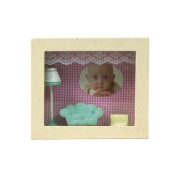 MOLDURA 3D DE MADEIRA PARA QUARTO INFANTIL - MODELO 2 (6 un.)