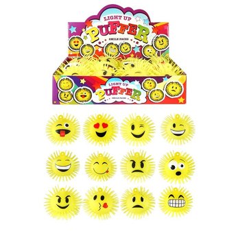 Bolas Puffer Smili Luminosas em Display (12 un.)