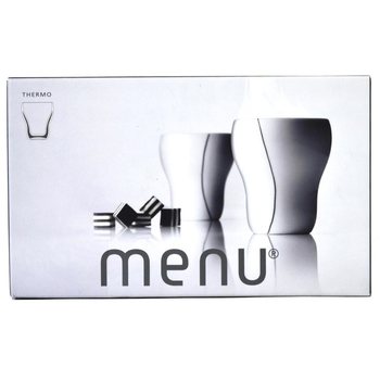 MENU - COPO TÉRMICO BLACK CONTOUR MÉDIO 320 ML, CONJUNTO DE 2