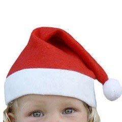 GORROS DE NATAL PARA CRIANÇAS (12 un.)