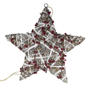 GRANDE ESTRELA DE NATAL LUMINOSA DECORATIVA 45 CM (2 un.)