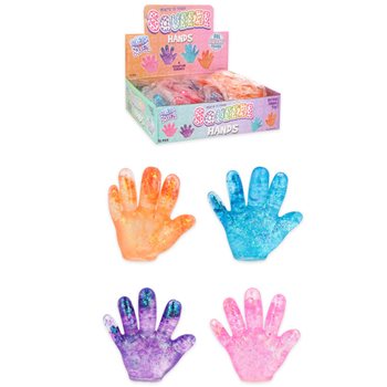 Mão Anti-stress Squeeze Hand - Cores Sortidas - em Display (12 unid.)