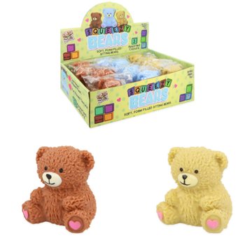 URSO SQUUZY SQUISHY - CORES SORTIDAS - EM DISPLAY (12 un.)