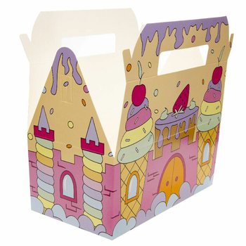 Caixa de Menu Infantil Castelo de Gelo - 22,5 x 12 x 9,5 cm (24 un.)