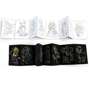 Livro de Colorir Mágico de Raspar (47 un.)