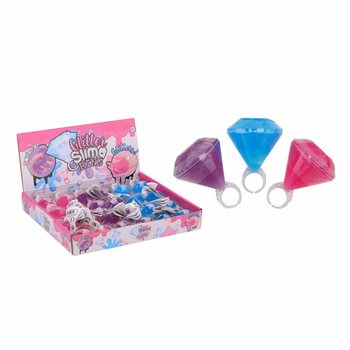 AN&Eacute;IS DE SLIME COM GLITTER EM EXPOSITOR (24 un.)