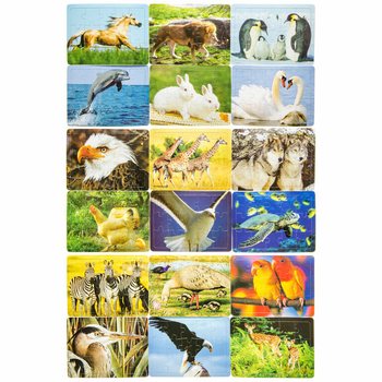 MIX Mini Puzzles de Animais (72 un.)