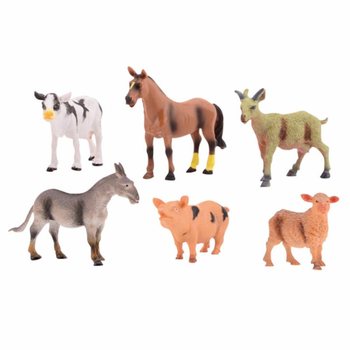 ANIMAL WORLD - CONJUNTO DE 6 FIGURAS DE ANIMAIS DA QUINTA (1 un.)