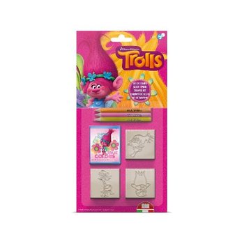 Conjunto de carimbos Trolls 5 peças (24 un.) Revenda