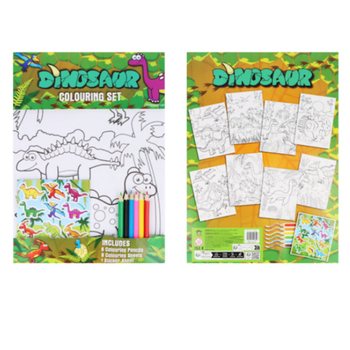 GRANDE CONJUNTO DE PINTURA - MODELO: DINOSSAURO - Dim 22x30x1 CM (12 un.)