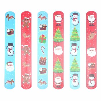 Pulseiras Snap de Natal Mix (120 Unidades)