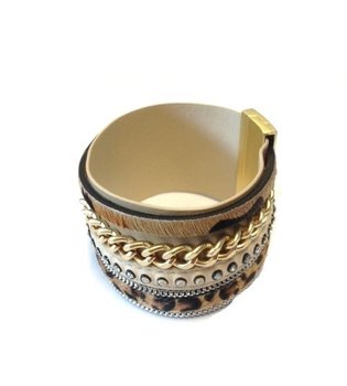 Pulseira de Luxo Estilo Ibiza Tigre (1 un)