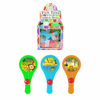 Jogo de Raquete Paddle Bat - Animais da Selva - Em Expositor (96 un.)