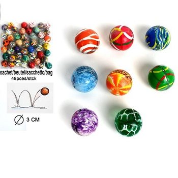 MIX DE BOLAS SALTITONAS - Ø 3 CM (48 unid.)