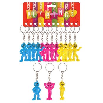 Porta-chaves Boneco Smiley (12 un.) | Revenda B2B