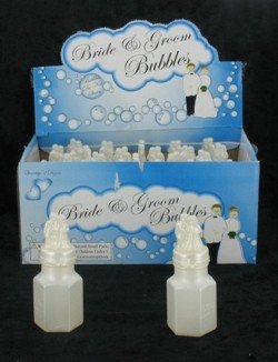 Bolas de Sabão de Casamento - Modelo Noivos (24 un.)
