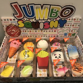Squishies JUMBO em Display (12 un.) - Anti-stress Perfumados