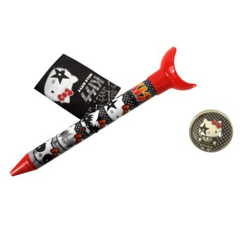 HELLO KITTY - CANETA E BOLA SALTITANTE 2 EM 1 - VERMELHO (24 un.)