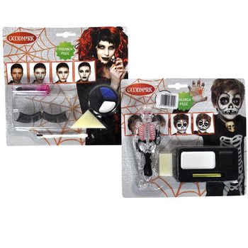 Conjunto de Maquilhagem de Halloween em Cartão (6 un.)