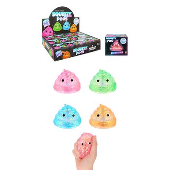 COCO SQUEEZE - COM RECHEIO SUGAR GEL GLITTER - CORES SORTIDAS - EM DISPLAY (12 un.)