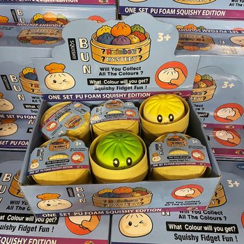RAGE - Squishy Bun Dumplings GRANDES - ONE SET PU FOAM SQUISHY EDITION (12 un.)