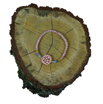 Pulseira Rosa com pendente (1 un.)
