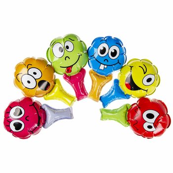 BALÕES DE MÃO SMILEY AUTOINFLÁVEIS (48 unid.)