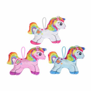 UNICÓRNIO DE PELÚCIA - 13.5 Cm (24 un.)