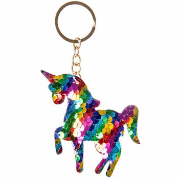 PORTA-CHAVES UNIC&Oacute;RNIO com Lantejoulas (12 un.)