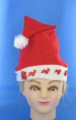 GORRO DE NATAL com TREN&Oacute; LUMINOSO (12 un)
