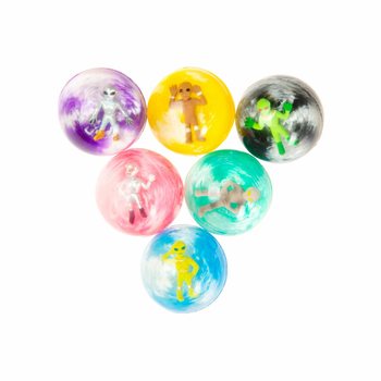 Bolas Saltitonas Espa&ccedil;o / Universo &Oslash; 4,5 cm (12 un.)