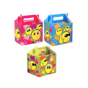 Caixa de Menu Infantil SMILEY – 14 x 9,5 x 18 cm (Embalagem de 12)