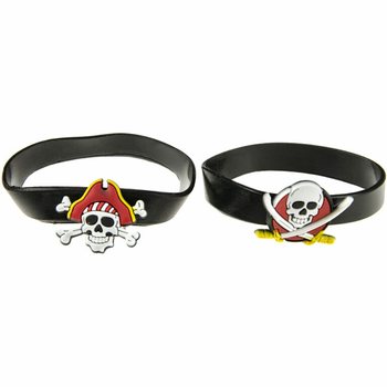 Pulseiras de Silicone Pirata Sortidas (48 un.)