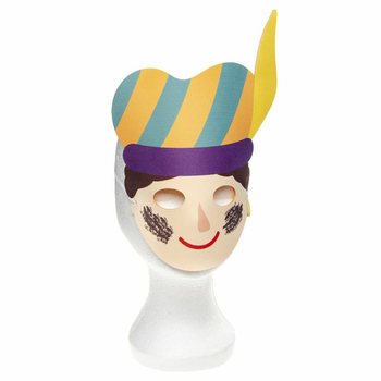 SINTERKLAAS - M&Aacute;SCARAS DE S&Atilde;O NICOLAU E PIET EM ESPUMA (48 un.)