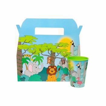 CAIXA DE MENU JUNGLE - 22,5 x 12 x 9,5 cm (24 unid.)