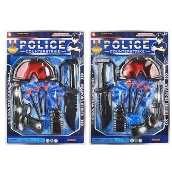 Set de Jogo de Polícia com Óculos e Pistola de Ventosas (6 un.)
