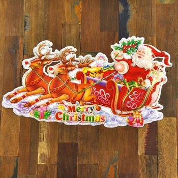 PLACAS DECORATIVAS DE 2 PEÇAS - TRENÓ (1 un.)