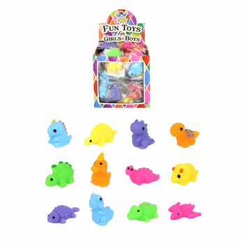 DINOSSAUROS SQUISHY PARA TÔMBOLA - DISPLAY (96 unid.)