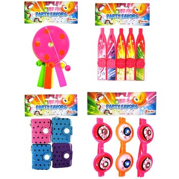 SUPER MIX DE BRINQUEDOS PARA FESTA (54 conjuntos = 222 peças)
