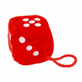 Dados de Pel&uacute;cia - Cores Sortidas 4,5 x 4,5 cm (24 un.)